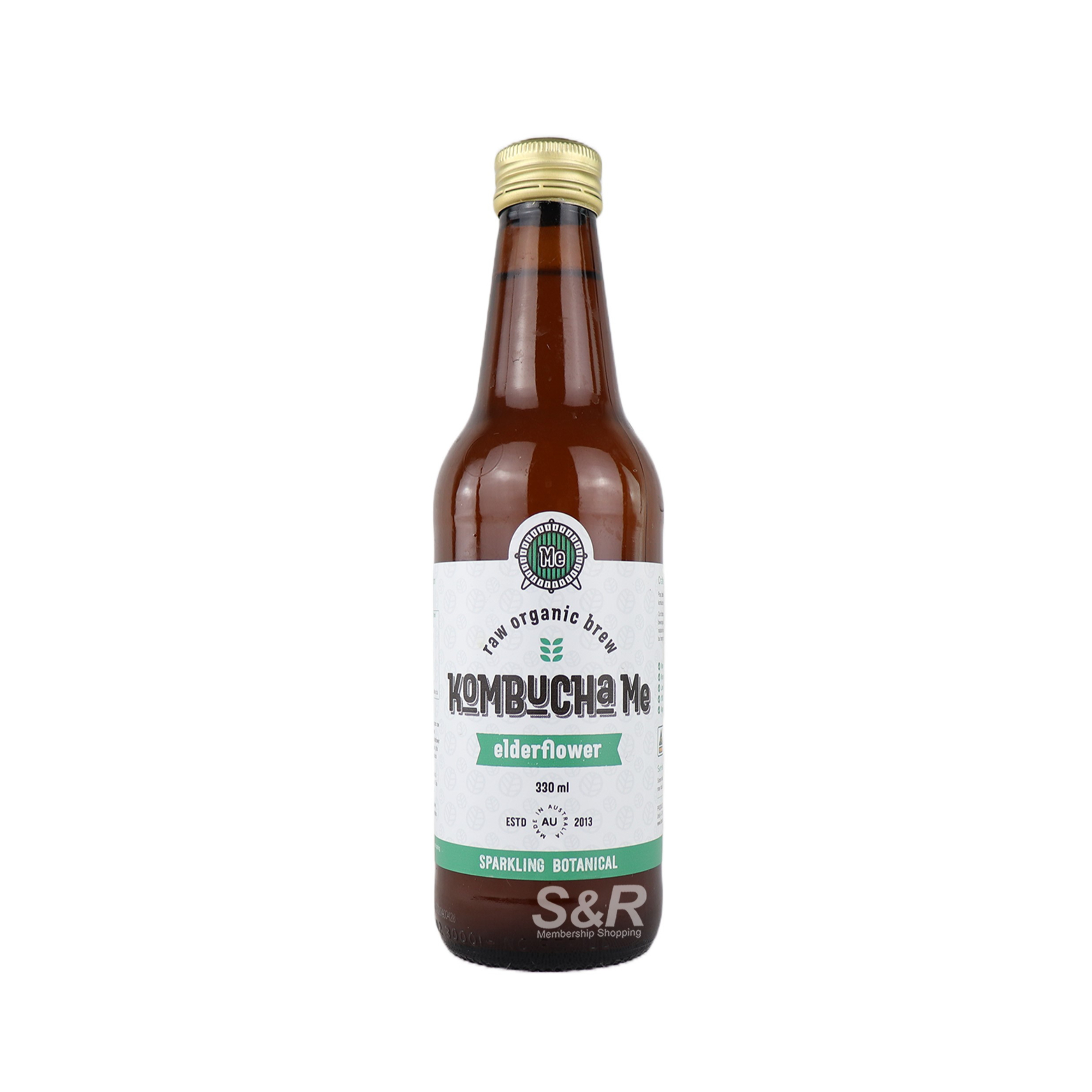 Kombucha Me Elder flower Sparkling Botanical 330mL Kombucha Me Elder flower Sparkling Botanical 330mL